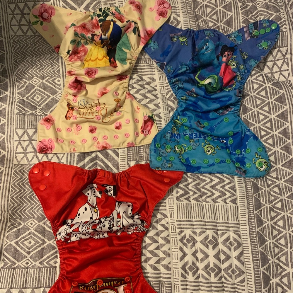 Disney cloth diaper lot